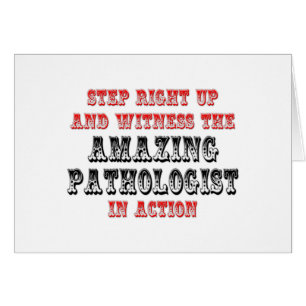 Amazing Pathologist In Action Cards