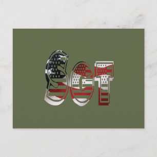Amazing Patriotic Military Unique Postcard