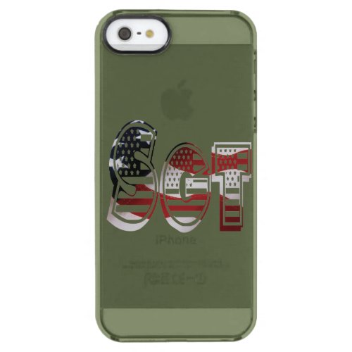 Amazing Patriotic Military Unique Clear iPhone SE55s Case