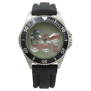 Amazing Patriotic Military Unique Watch
