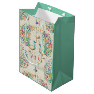Amazing Peacock Large Gift Bag