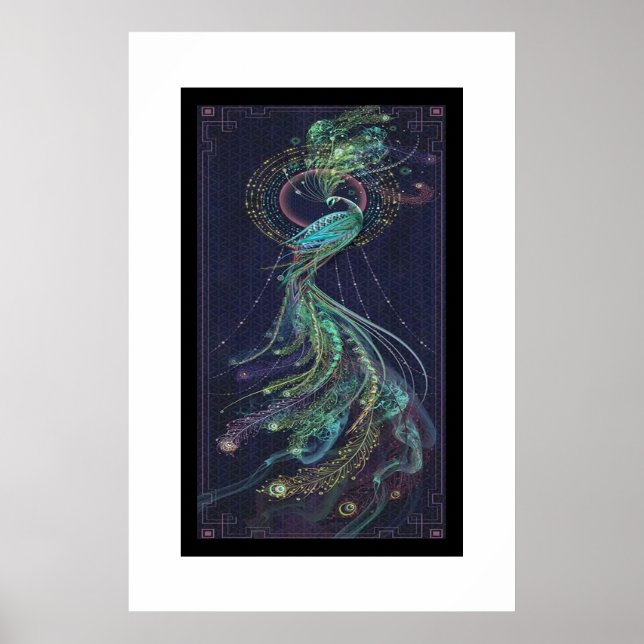 amazing peacock poster (Front)