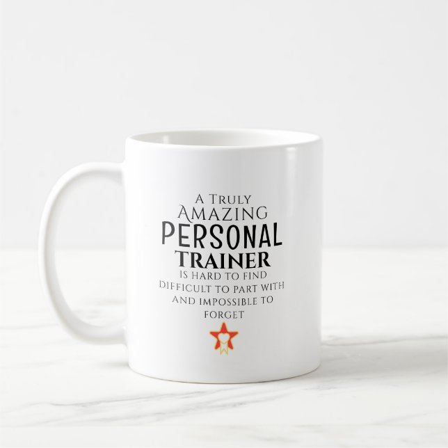 Amazing Personal Trainer Hard To Find Custom  Coffee Mug (Left)
