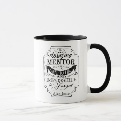 amazing personalise mentor thank you gift mug