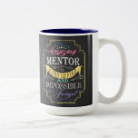 amazing personalise mentor thank you gift Two-Tone coffee mug