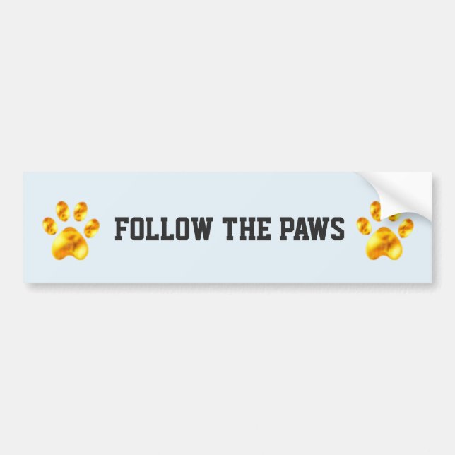 Amazing Pet Paws Bumper Sticker (Front)