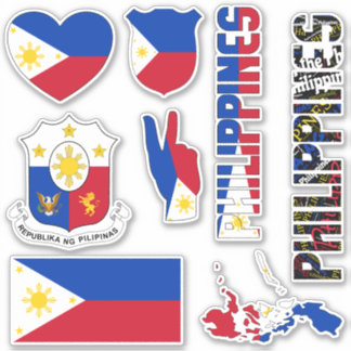 Amazing Philippines Shapes National Symbols Sticker