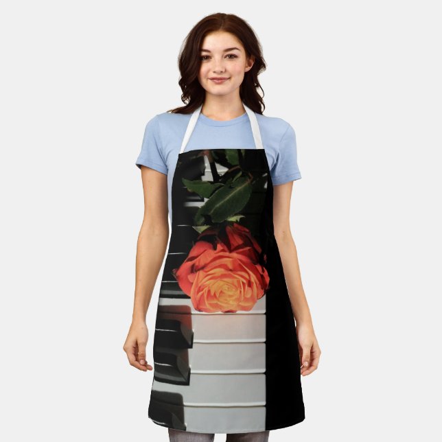 Amazing Piano Artwork Apron (Worn)