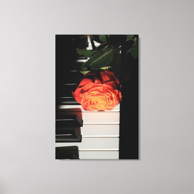 Amazing Piano Artwork Canvas Print (Front)