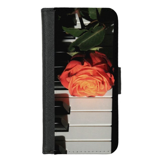 Amazing Piano Artwork iPhone Wallet Case (Front)