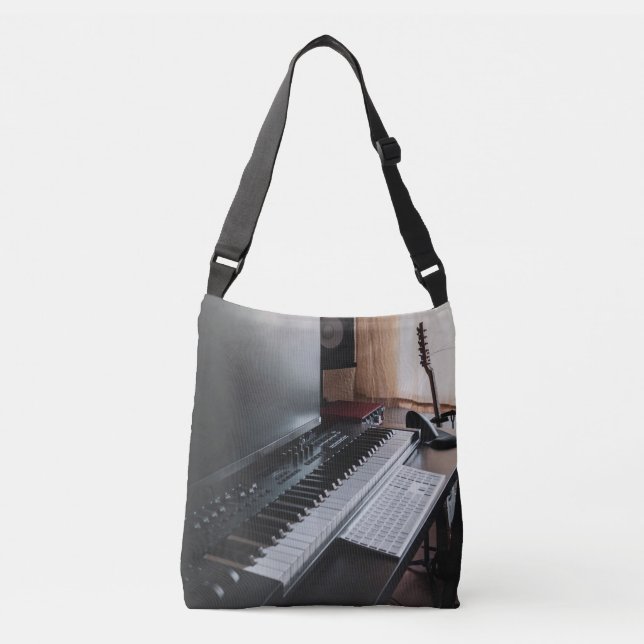 Amazing Piano Crossbody Bag (Front)