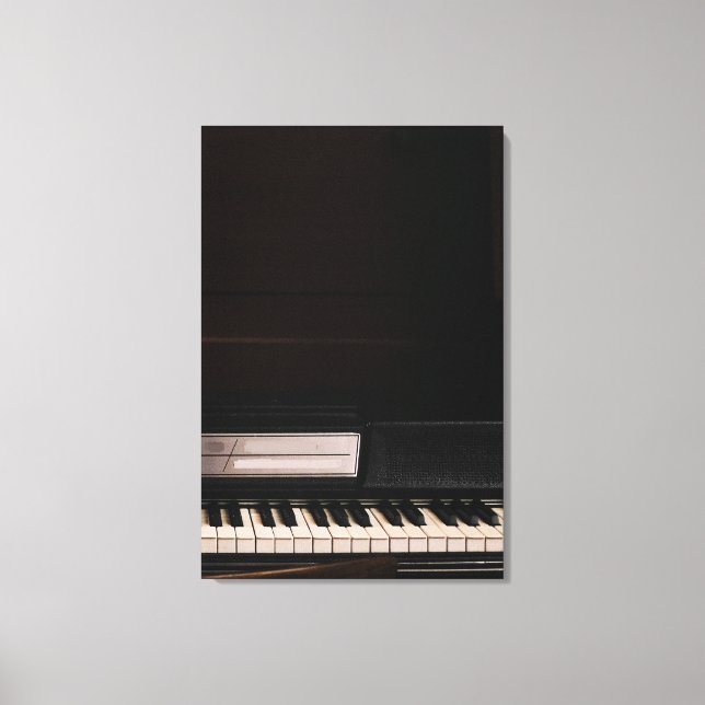 Amazing Piano Design Canvas Print (Front)