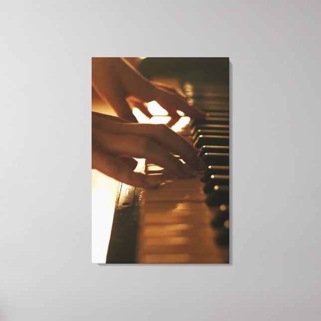 Amazing Piano Design Canvas Print (Front)