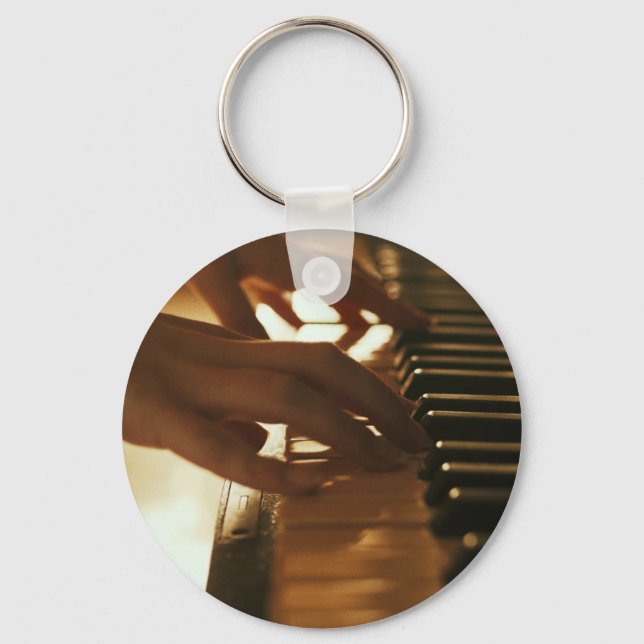 Amazing Piano Design Keychain (Front)