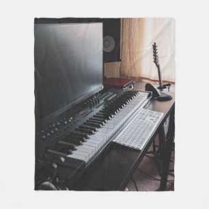 Amazing Piano Fleece Blanket