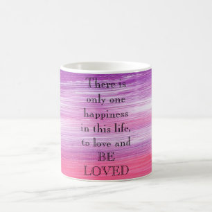 Amazing Pink Paint with love a quote Coffee Mug