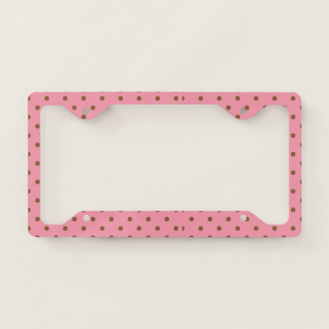 Amazing Pink Point License Plate Frame (Front)