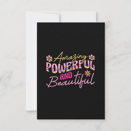Amazing powerful and beatiful 1 thank you card
