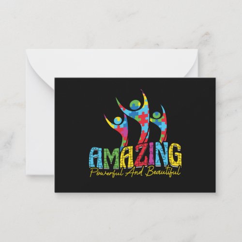 Amazing powerful and beatiful 2 note card