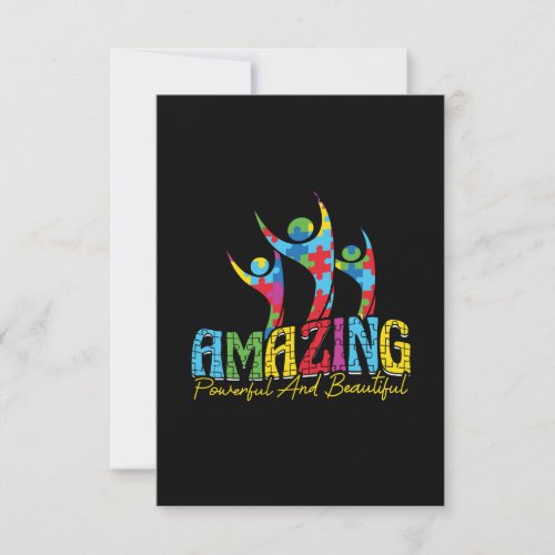 Amazing powerful and beatiful 2 thank you card