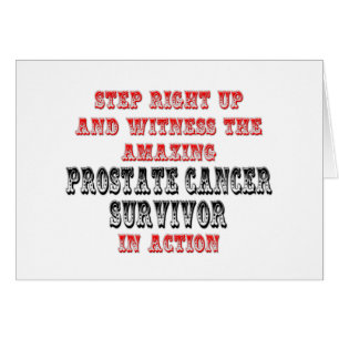 Amazing Prostate Cancer Survivor In Action Cards