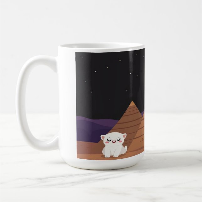 Amazing pyramids  coffee mug (Left)