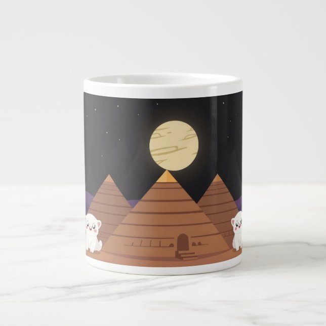 Amazing pyramids  giant coffee mug (Front)