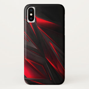 Amazing Red to the Point Abstract Design iPhone X Case
