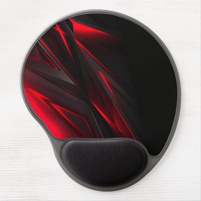 Amazing Red to the Point Abstract Design  Gel Mouse Pad (Front)