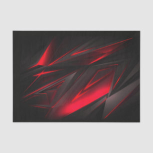 Amazing Red to the Point Abstract Design Tissue Paper