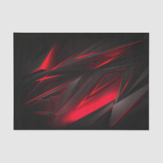 Amazing Red to the Point Abstract Design  Tissue Paper