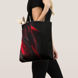 Amazing Red to the Point Abstract Design  Tote Bag
