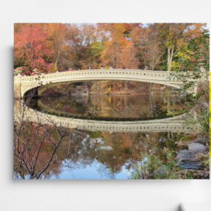 AMAZING REFLECTION NYC Bow Bridge Central Park Acrylic Print