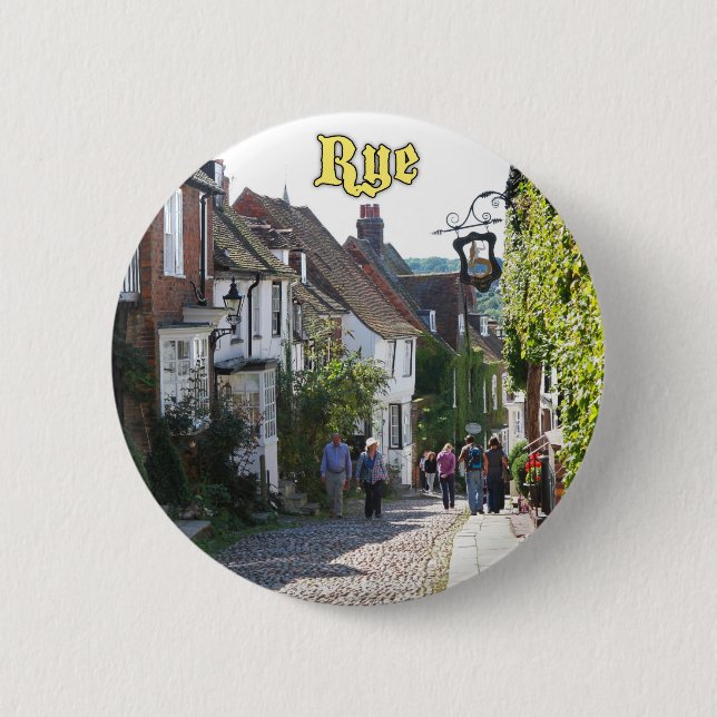 Amazing! Rye England Button (Front)