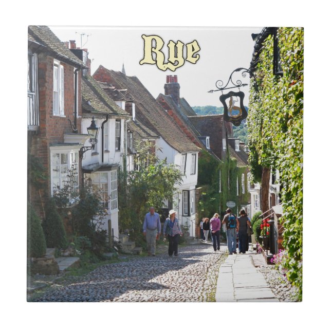 Amazing! Rye England Ceramic Tile (Front)