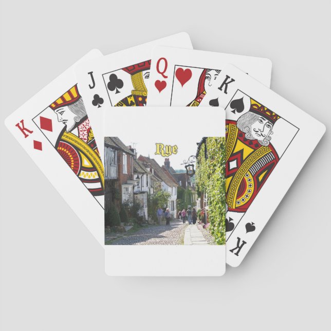 Amazing! Rye England Poker Cards (Back)