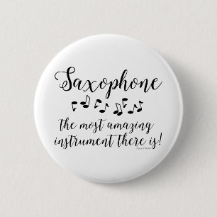 Amazing Saxophone Button