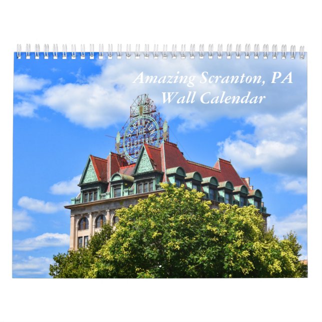 Amazing Scranton PA Wall Calendar (Cover)