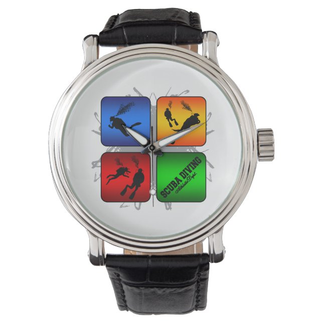 Amazing Scuba Diving Urban Style Watch (Front)