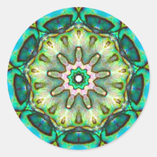 Amazing Sea Opal Classic Round Sticker