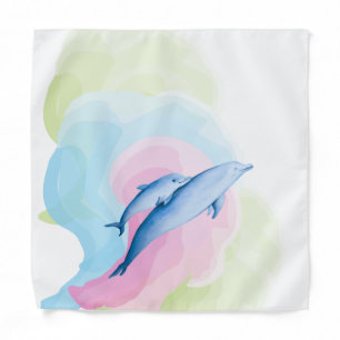 Amazing sea with dolphins bandana