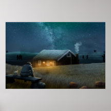 Amazing Seen, lonely man Wall art Poster