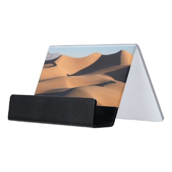 Amazing Shadows Of Desert Desk Business Card Holder by usdeserts at Zazzle