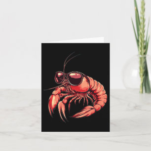 Amazing Shrimp Costume For Shapes Lovers Card