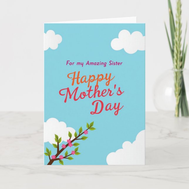 Amazing Sister Wish Graphic Card (Front)