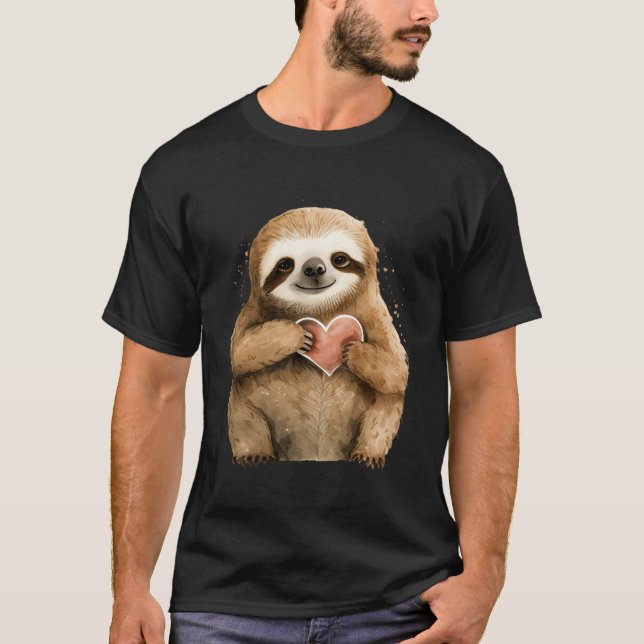 Amazing Sloth With He For Ns T-Shirt (Front)
