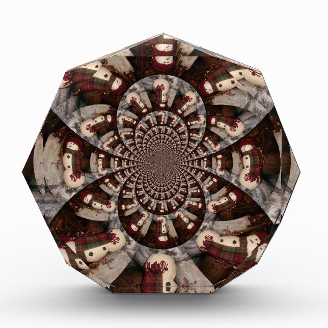 Amazing Snowman Acrylic Award (Front)