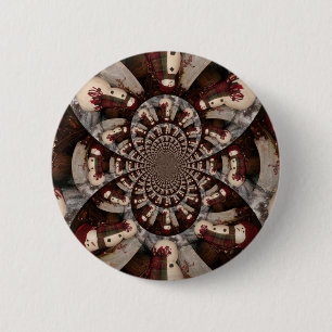 Amazing Snowman Button