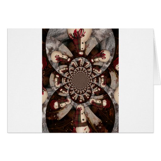 Amazing Snowman Cards (Front Horizontal)