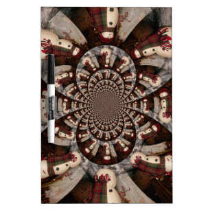 Amazing Snowman Dry Erase Board